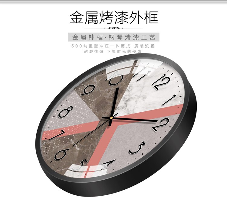 Luxus Wanduhr Metall Küche Wohnzimmer Große Moderne Uhr Heimat Zauberstab Heimat Dekor Duvar Saati Stille Kreative Uhren b50