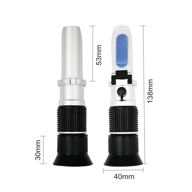 Handheld 0-90% Brix Refractometer for sugar content fruit juice liquids tester accuracy Brix measurement instrument 20% off