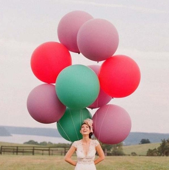 Extra large balloon 36 inch latex balloon lifted off the ground birthday wedding celebration wedding decoration balloon