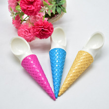 Lovely Rubber Ice Cream Frozen Yogurt Watermelon Baller Scoop Fruit Cookies Ball Maker Fruit Digging Spoon Environmentally
