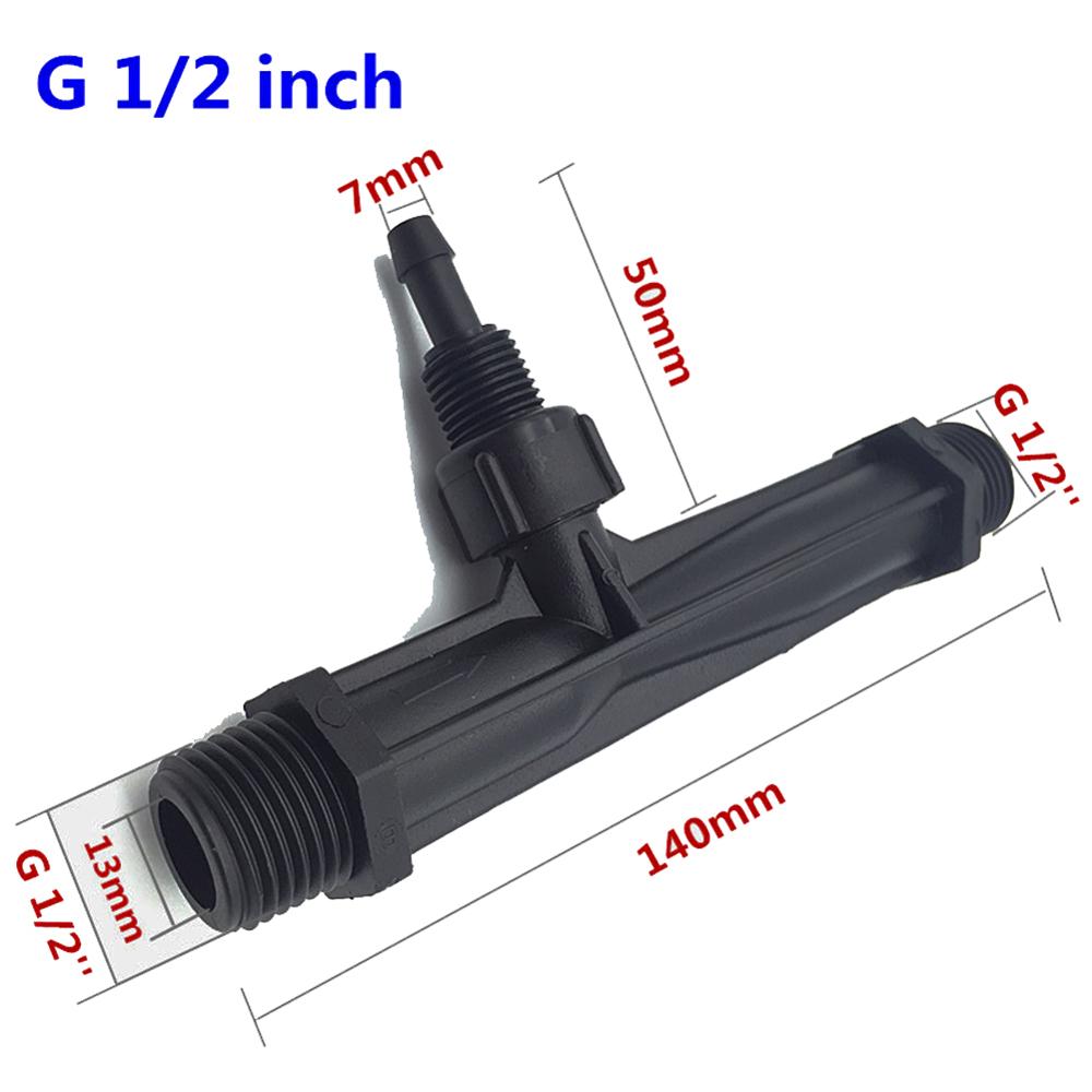 1/2'' 3/4'' connector Irrigation fertilizer injector Automatic Fertilizer Kit Garden water connection Venturi Mixer Injectors