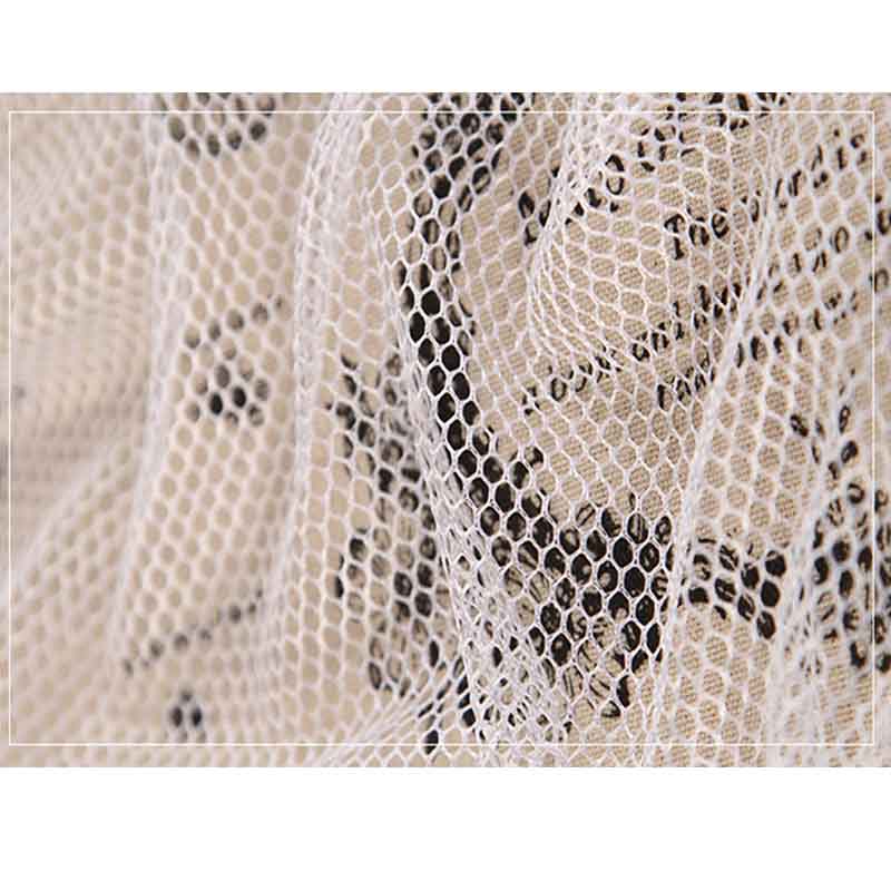 100*150cm polyester netto stof bikage mesh klud pude strik interlining tøj poser materiale forsyninger