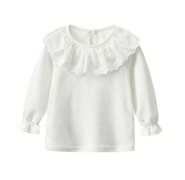 Camiseta de manga longa das meninas do bebê e da criança de auro mesa: 6 m