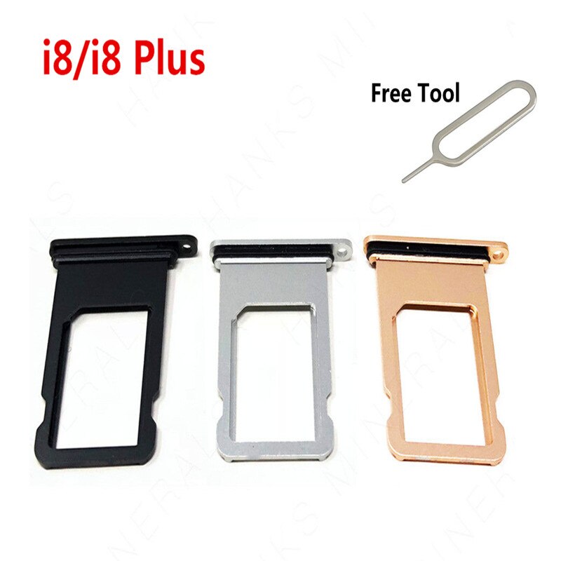 SIM Card Tray Holder for iPhone 8 Plus 8Plus 8G SIM Card Adapter Replacement Parts