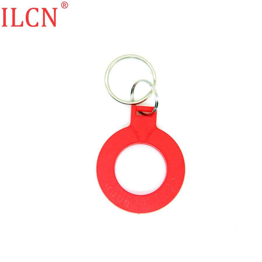 125 khz id fjernkontroll  em4100 tk4100 nøkkelring rfid-bånd skrivebeskyttet token kode adgangskontrollkort sirkulær rød svart blå gul grønn 1
