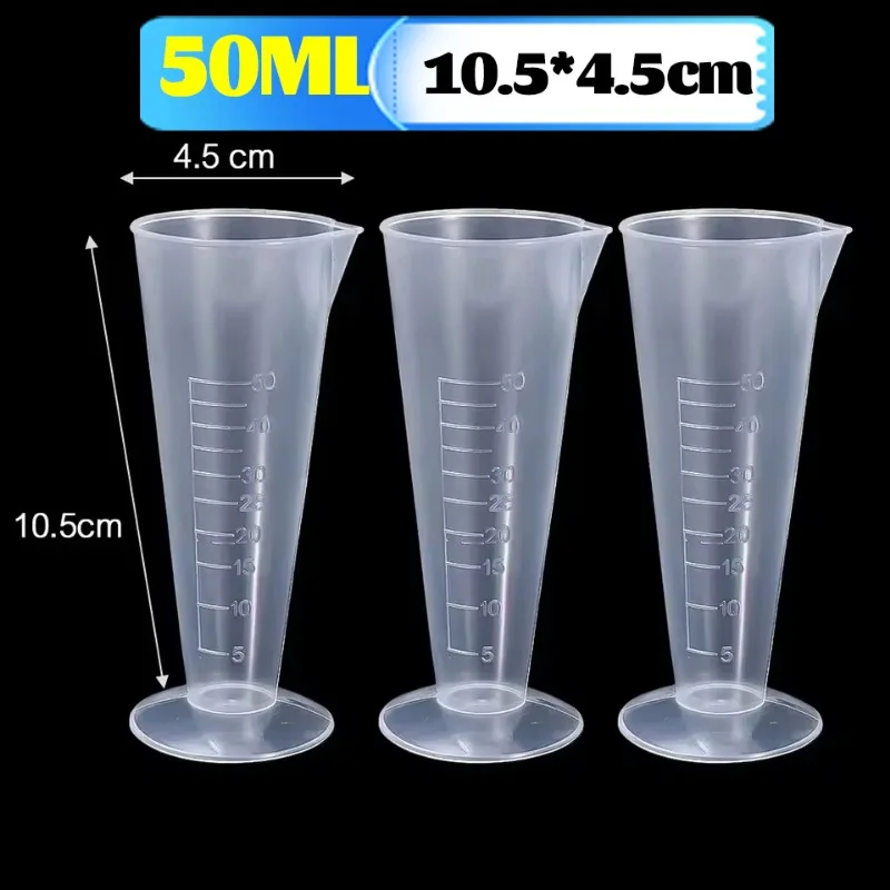Contenitore per liquidi in plastica con misurino trasparente con scala Cilindro graduato Laboratorio scolastico Tazza di miscelazione Strumento da sbarra da cucina 100/50ML: Luce Verde / 2000ml