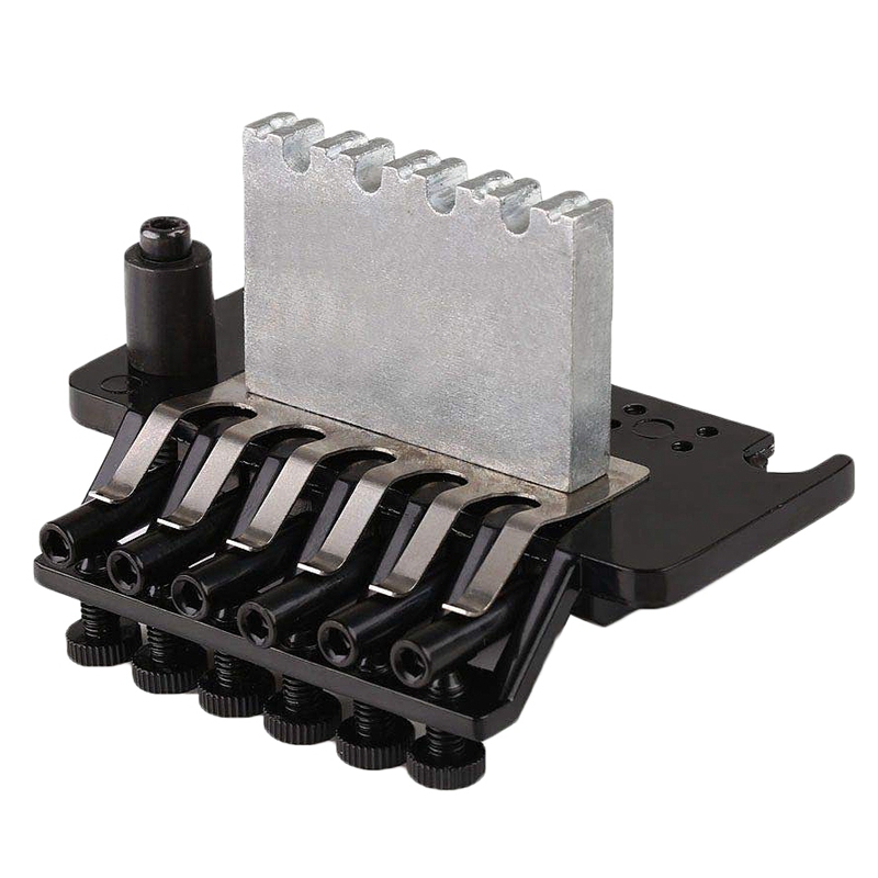 Sistema de montaje de puente de doble trémolo para guitarra eléctrica, piezas de repuesto para guitarra eléctrica floyd rose, Ibanez, jem, color negro