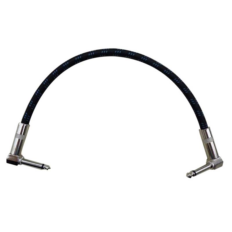30cm flettet instrument gitar kabel lapp ledninger linjer effekt ledning rett vinkel 6.35 lydkabler gitar deler og tilbehør