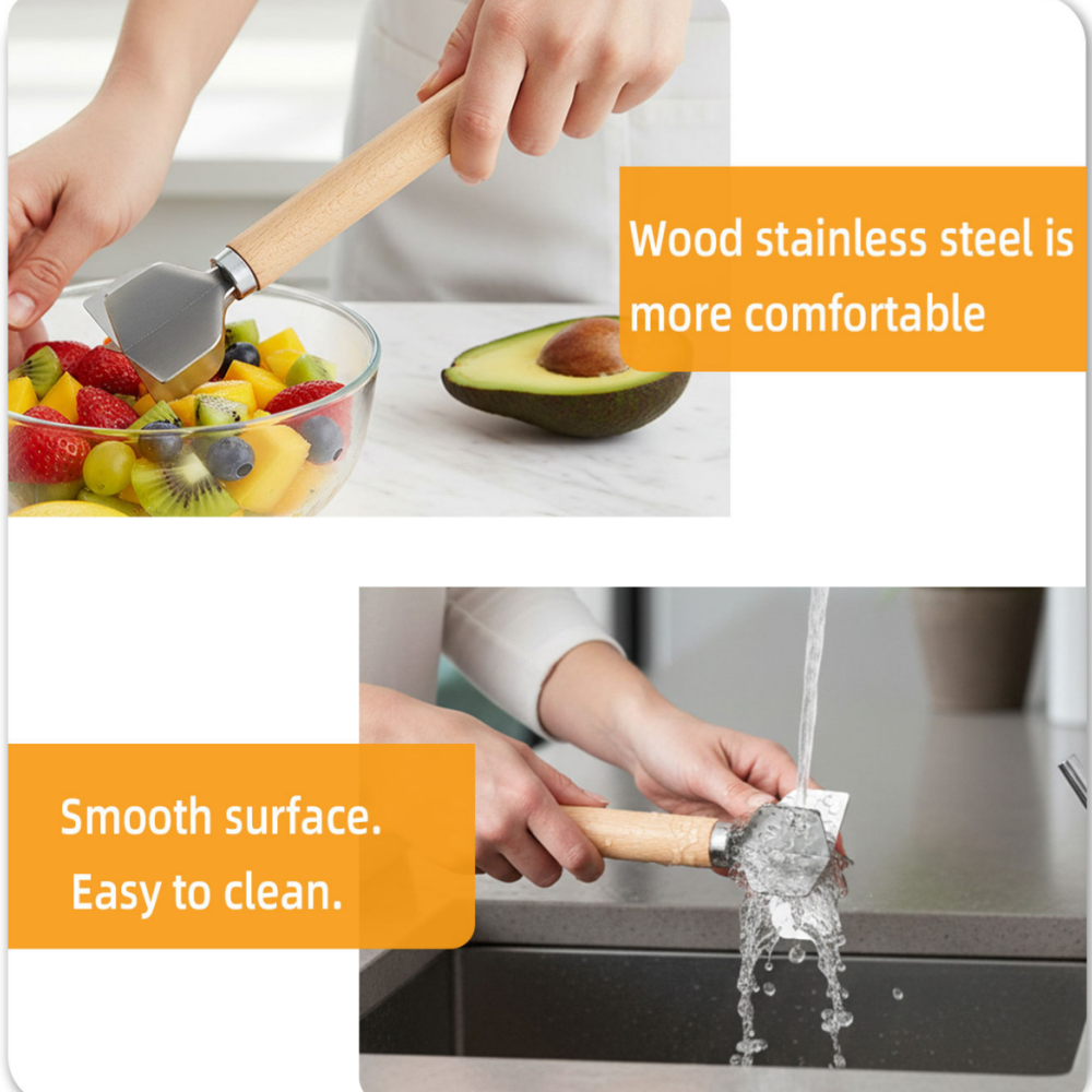 304 stainless steel meat cutter, 11 inches, hamburger meat grinder, suitable for kitchen cooking and potato puree making