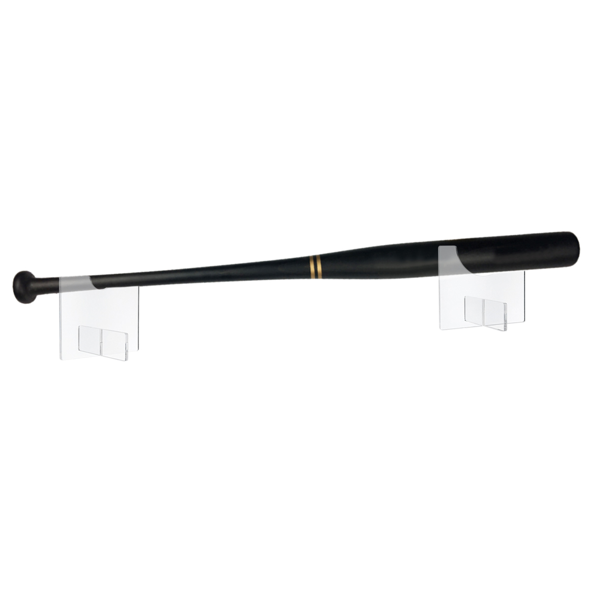 Bat Baseball Display Wall Rack Holder Hanger Hockey Stick Softball Mount Stand Organizer Bats Stands Single Brackets Shelf Case: Default Title