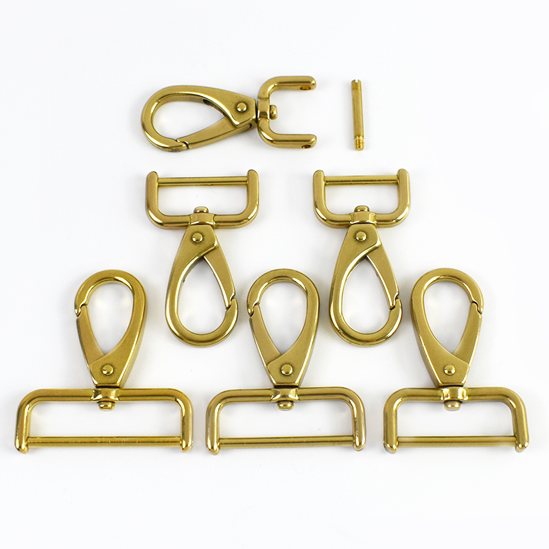 1-5 Stuks Massief Messing Karabijnhaak Clips Meetee 15-40 Mm Afneembare Swivel Kreeft Gesp Karabijnhaak voor tassen Halsband Hanger Sluiting