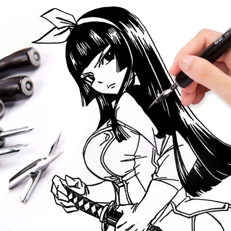 Tachikawa – stylo-plume japonais, pointe de dessin, , pour Manga, dessin animé, artistique