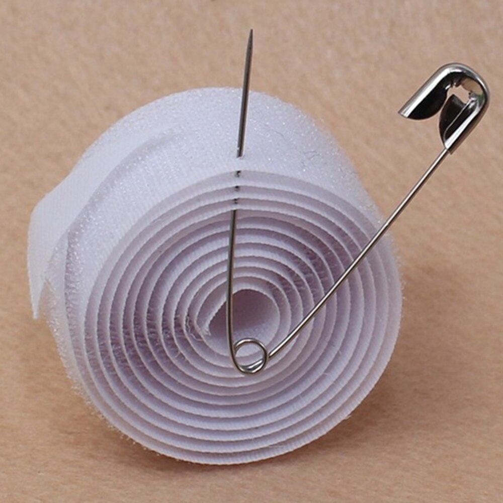 50pcs Safety Pins DIY Sewing Tools Accessory 5 Kinds Size Silver Metal Needles Large Safety Pin Small Brooch YJ379