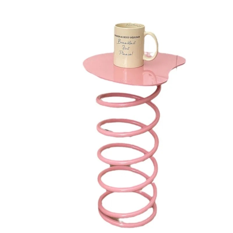 Rosa macaron vår vardagsrum soffa bord ins vind forntida flicka kärlek sida några nät röd enkel personlighetsförändring skopall