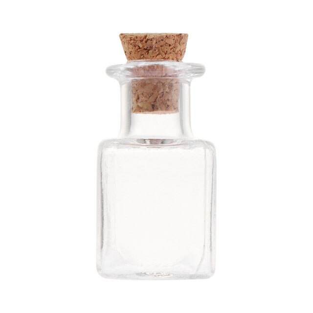 Mini frasco de vidro transparente, 50 peças amostra vazia garrafa dos desejos frascos de armazenamento vazio diy pingentes rolha decoração de casa rolha: Style 05