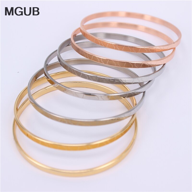 Alta qualidade 7 peças/set 2 combinações de estilo 3 cores 316l pulseira de aço inoxidável não se desvanece masculino lh585