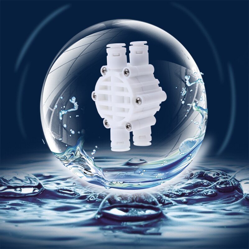 Vanne d'arrêt automatique 4 voies 1/4 ports pour système de filtre à eau par osmose inverse RO