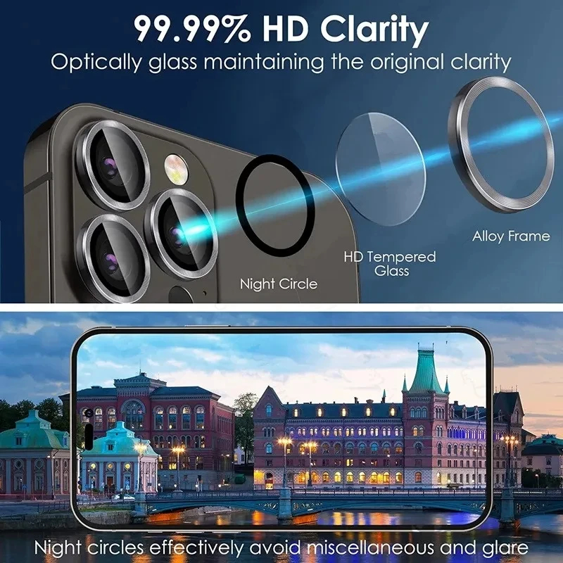 3Stck Kamera Objektiv Glas Schutz Für iPhone 11 12 13 14 15 16 Profi Max 12 13 Mini schutz Glas Für iPhone 14 15 16 Plus