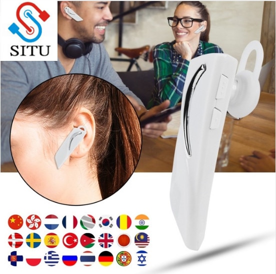 Portatile Intelligente Traduttore Vocale Bluetooth Istante Traduttore Vocale in tempo Reale Da Viaggio di Affari Traductor Supporto 22 Lingue