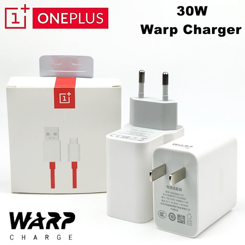 Original OnePlus 7 T Pro Warp Ladegerät 5V 6A EU/UNS Wand Dash 30 Lade adapter schnelle usb c kabel Für Oneplus 7 T 8 8T Pro 6T 6 5T 5