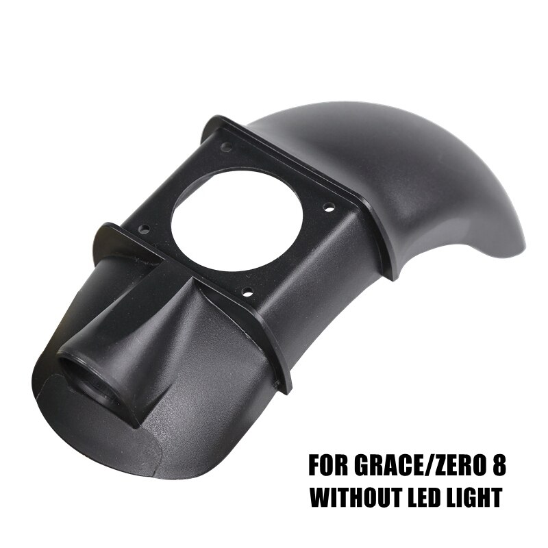 Guardabarros delantero y trasero estándar y extendido para Grace 8 Zero 8 Zero8 T8, cubierta de rueda de patinete eléctrico, repuestos de lujo: Front fender