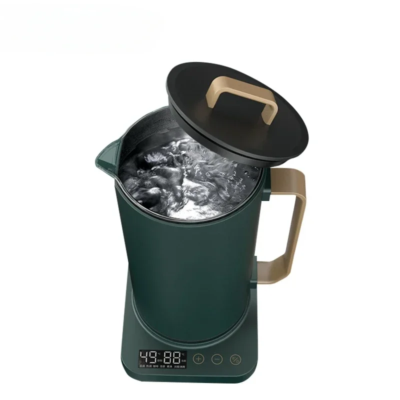 1.35L Household Electric Kettle Thermostatic Pot Portable Water Boiler Tea Maker Heat Preservation High Borosilicate Glass