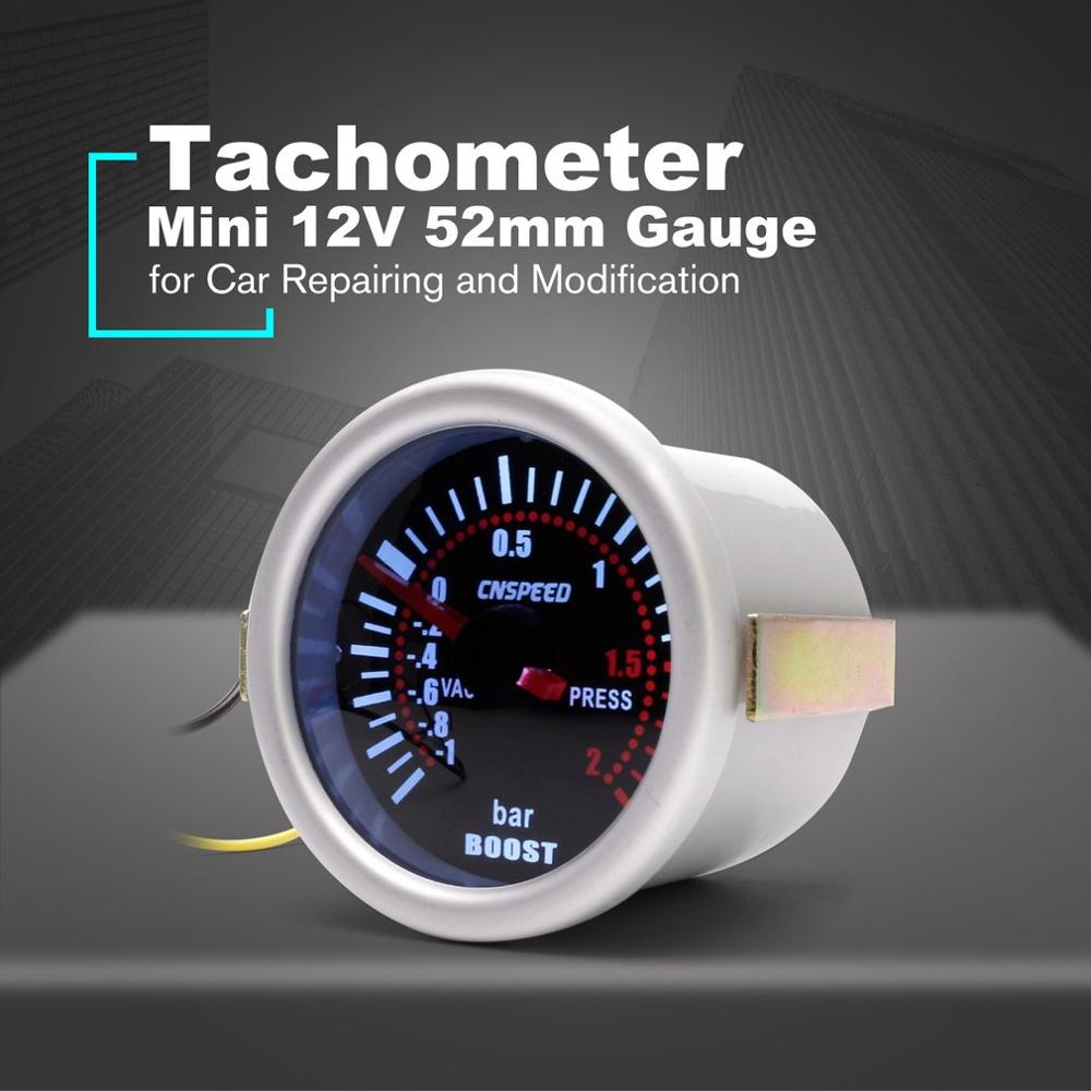 52mm Turbo Boost Gauge Pressure LED Display Vacuum Meter High Accuracy Easy Operation PSI Turbo Pressure Gauge Car Accessories