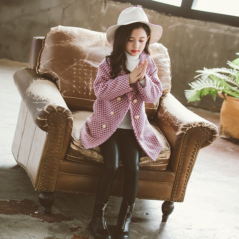 Chaleco Para Niños De Punto Color Lila Claro 128 VidaXL876018
