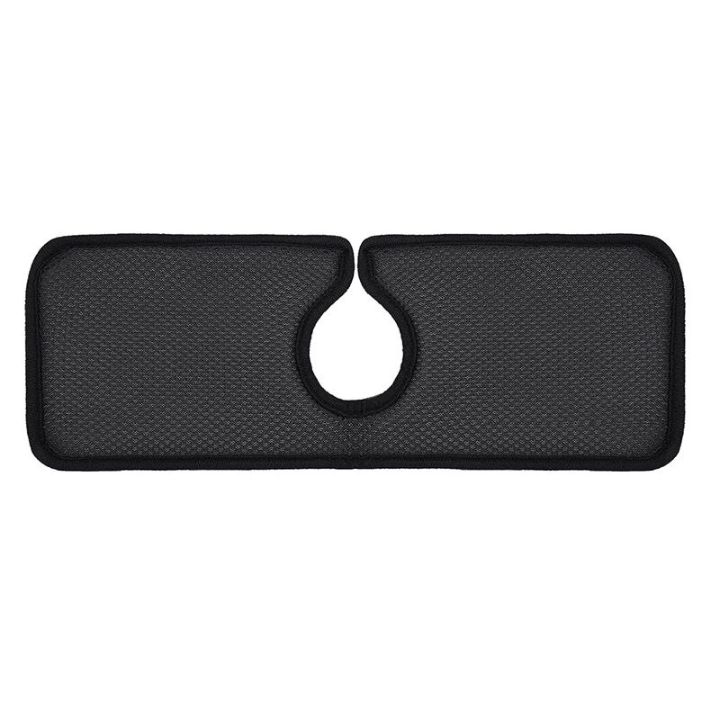 Rv Faucet Counter Sink Water Prevent Dish Drying Pads Faucet Splash Catcher Kitchen Faucet Absorbent Mat for Kitchen Bathroom: Black 2