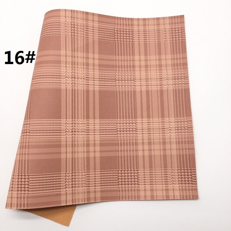 1PC 21X29CM Embossed Faux Leather Fabric, Synthetic Leather Fabric Leather Sheets For Making Bows LEOsyntheticoDIY T390: 16