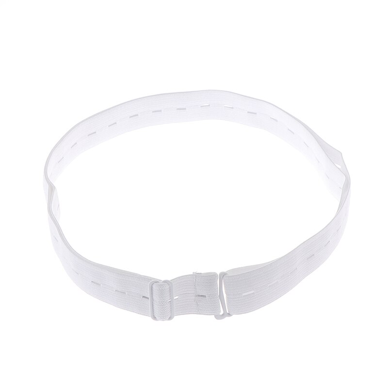 Verstelbare Mannen Vrouwen Shirt Anti-Rimpel Band Shirt Jurk Houder Buurt Shirt Verblijf Beste Tuck Het Riem Non-slip Anti-Rimpel Bandjes: WHITE