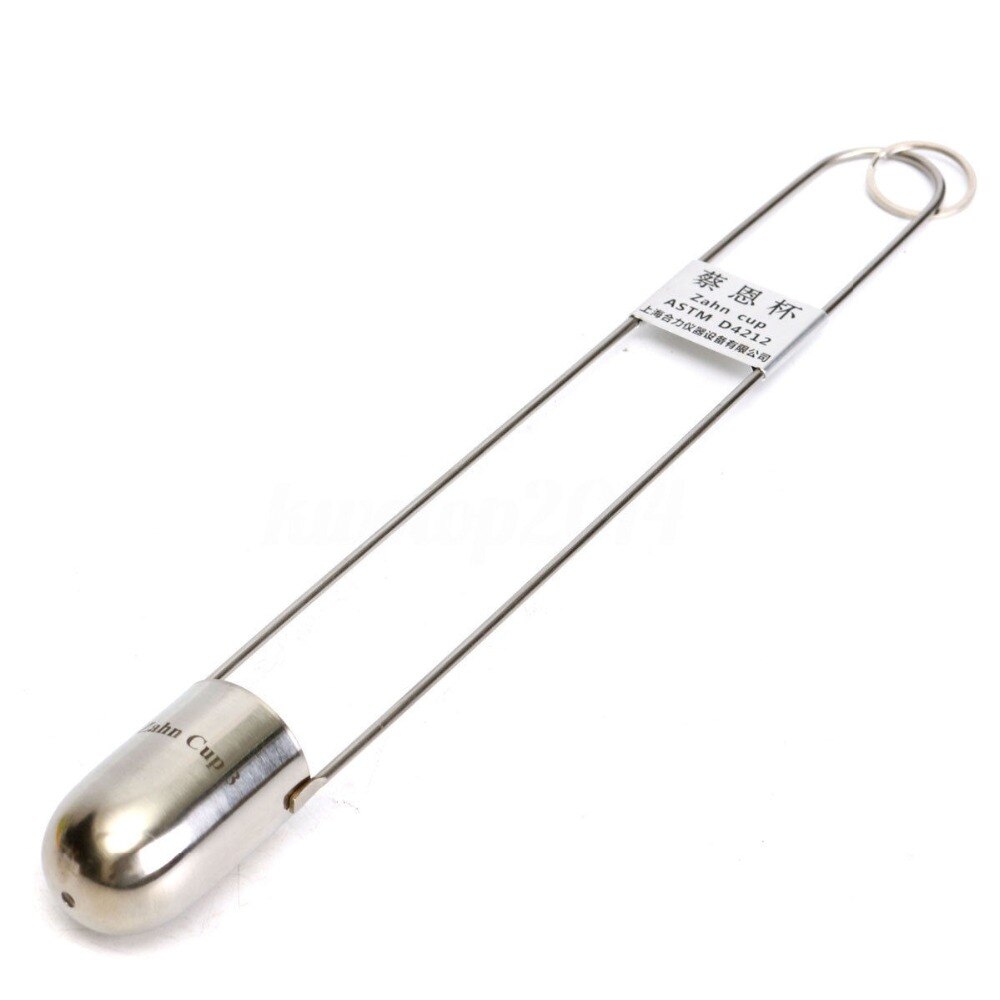 2.7mm Hold Dia Zahn Dip Type Viscosity Cup 2# Very Precise Ink Viscosity Cup