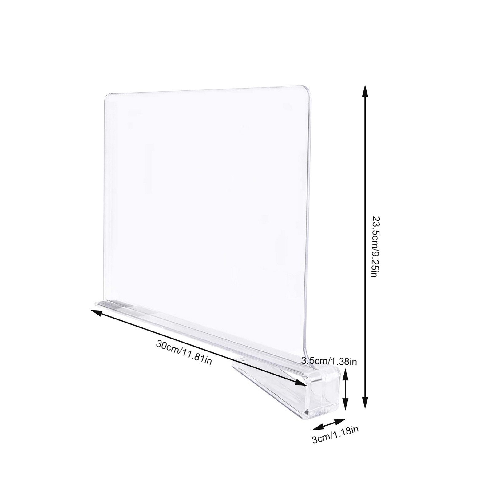 Closet Shelf Dividers Wardrobe Partition Shelves Divider Clothes Acrylic Shelving Storage Organizer Home Decorative: B