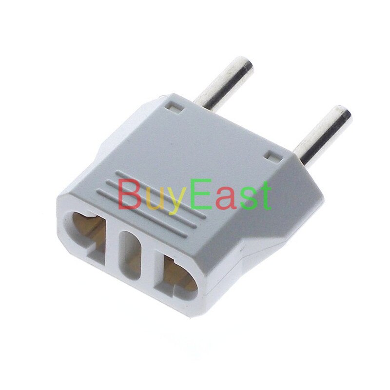 (5 PCS) EU Europlug CEE 7/16 Type C Power Plug Adapter Change US,Italy Plug 6A 250V