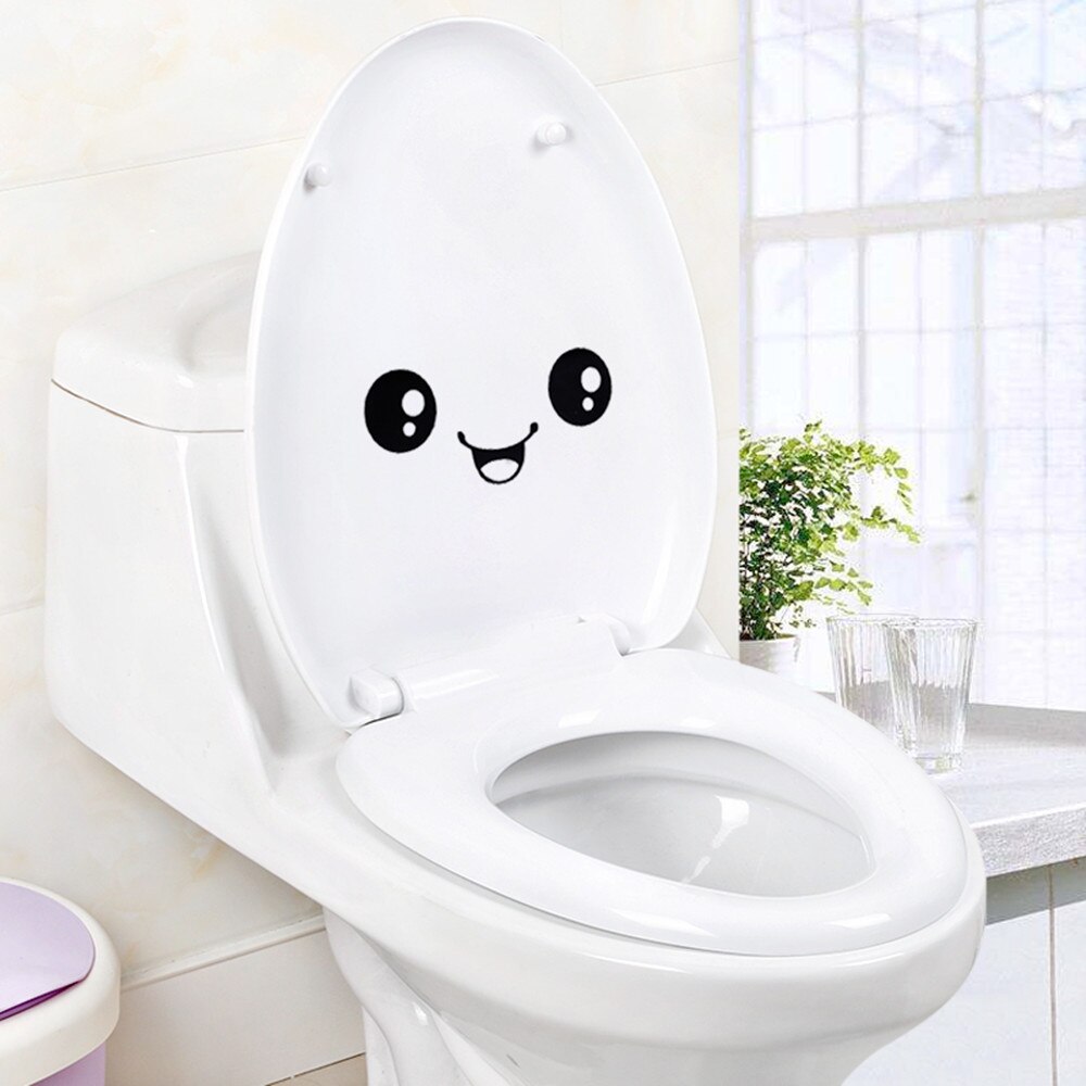 Cartoon Waterproof Toilet Bathroom Sticker Household Toilet Sticker Personality Funny Decoration Sticker