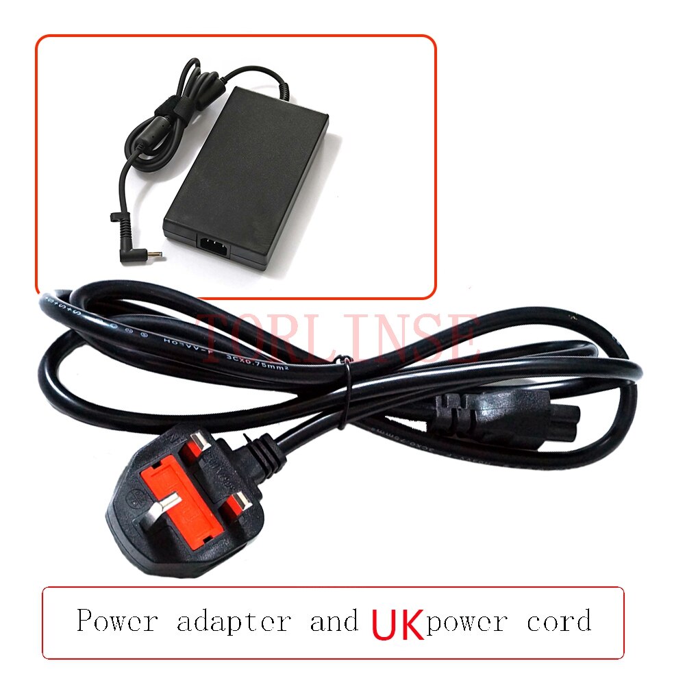 19.5V 10.3A 200W Laptop Adapter For HP ZBook 17 G3 G4 TPN-CA03 A200A008L 815680-002 835888-001 15-CE004LA Power Supply: UK