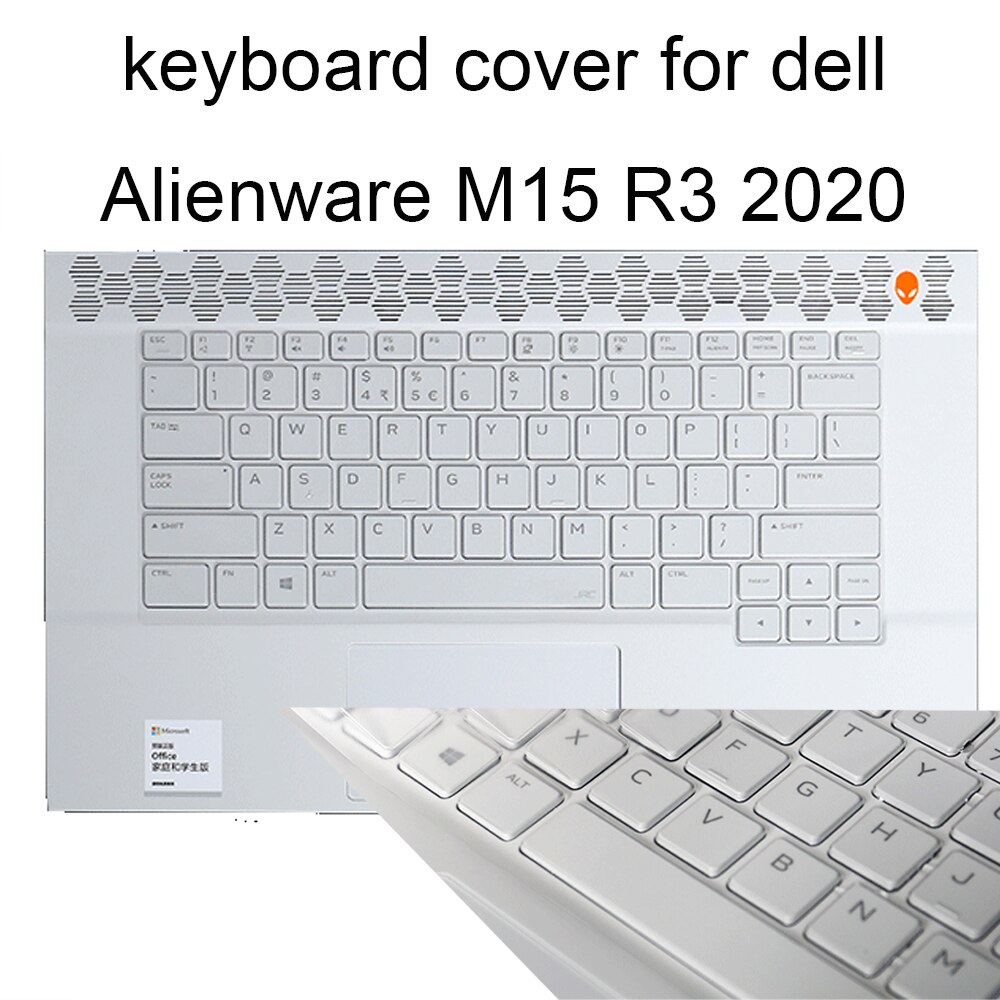 M15 Keyboard Covers Voor Dell Alienware M15 M17 R3 R2 Us Voer Laptop Dust Protector Cover Silicone Skin Clear lage Prijs