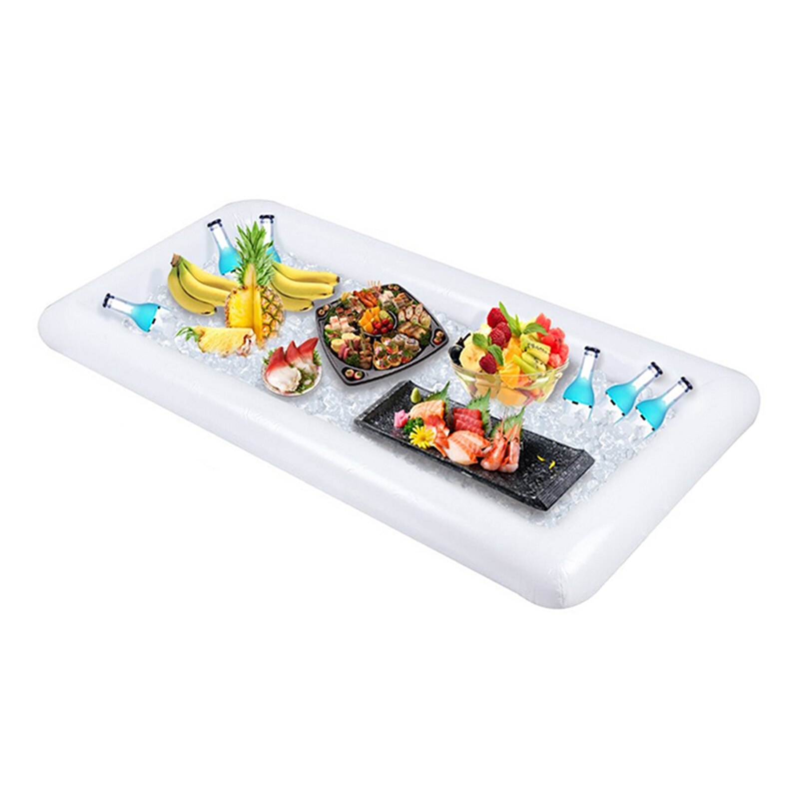 Swimming Inflatable Serving Bar Salad Cooler Food Tray Table Party Camping