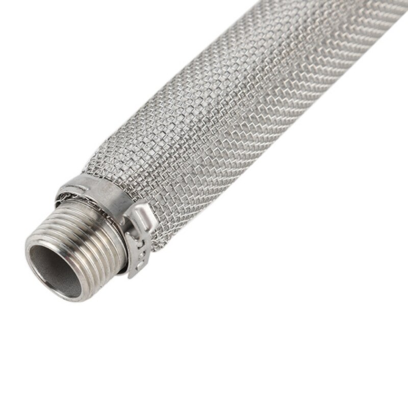 Filtro de cerveja de aço inoxidável chaleira bazooka tela reutilizável multifunction malha filtro fio vinho tun ferramentas