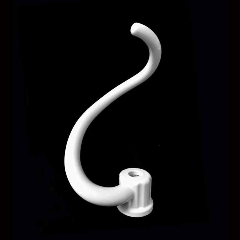 2Pcs Spiral Coated Metal Dough Hook Spiral Coated Metal Dough Hook - Fits Kitchen Stand Mixer Bowl-Lift Models