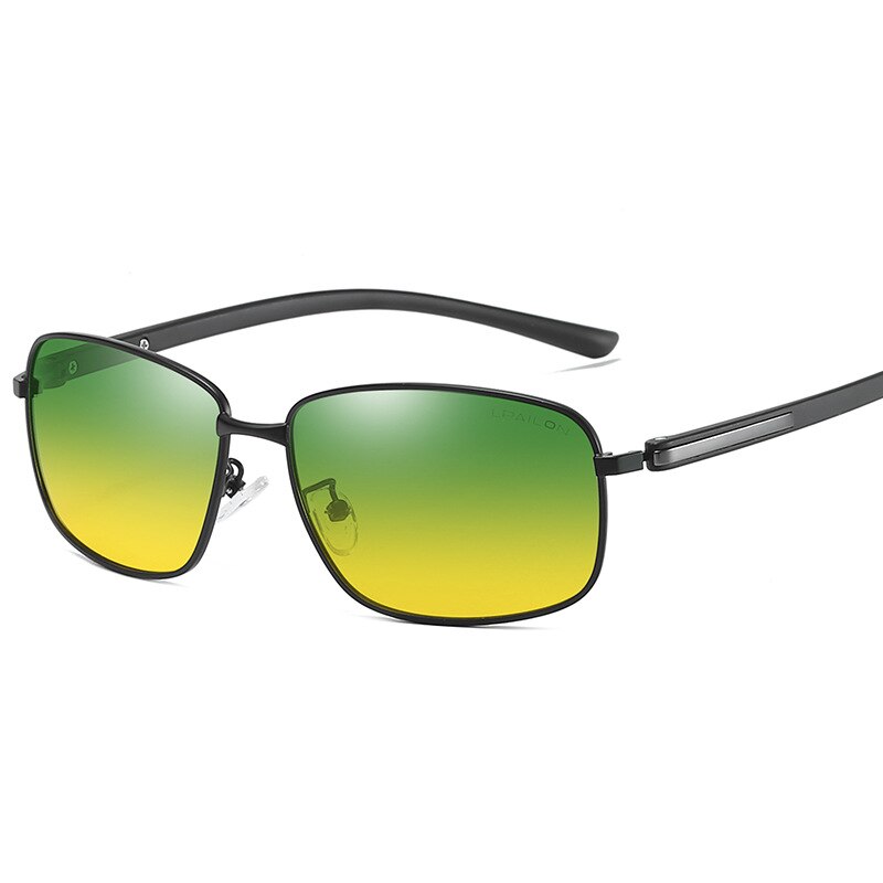QIULAO Volwassen Anti-stuifmeel Eyewear, Gepolariseerde Anti-UvA/UVB- zonnebril, Herenbril En Vrouwen, Grote Frames Kunnen Bijziendheidsbrillen Dragen (Color : Unpolarized, Size : Bright black
