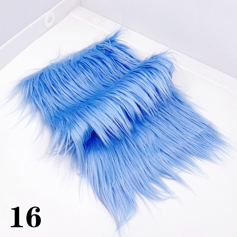 25x45cm 8cm stapel namaakbont stof patchwork naaimateriaal voor doe-het-zelf pluche poppen ambachten baard haar cosplay hoed kostuum stof