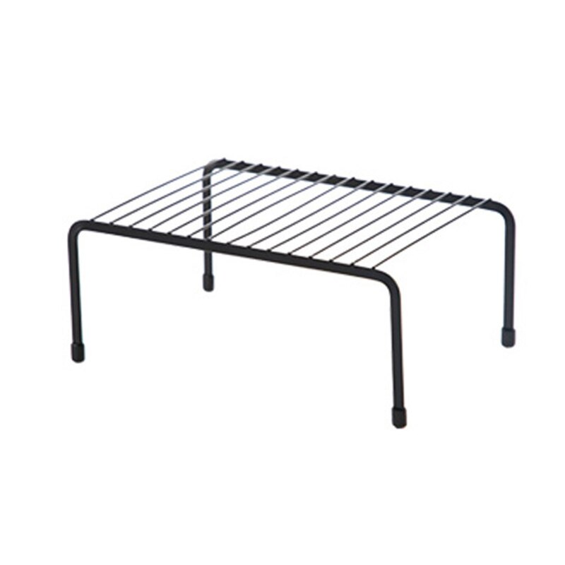Home Closet Organizer Storage Shelf for Kitchen Rack Space Saving Shelf Kitchen Organizer Wardrobe Shoe Organizers Saving Space: S black