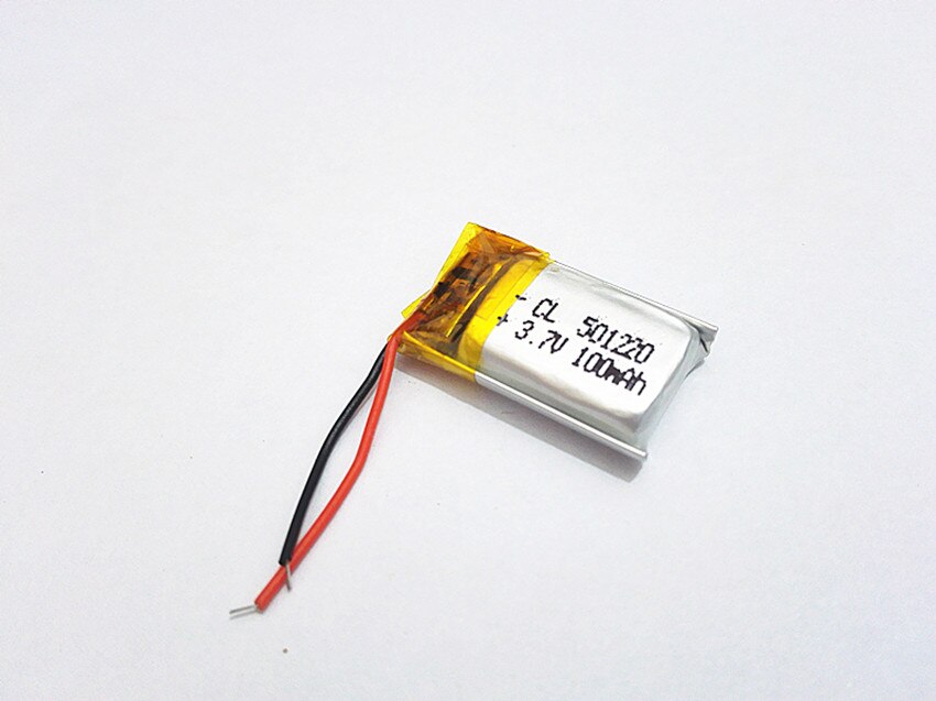 5pcs 3.7V 100mAh 501220 Lithium Polymeer Li-Po li ion Oplaadbare Batterij cellen Voor Mp3 MP4 MP5 GPS mobiele bluetooth