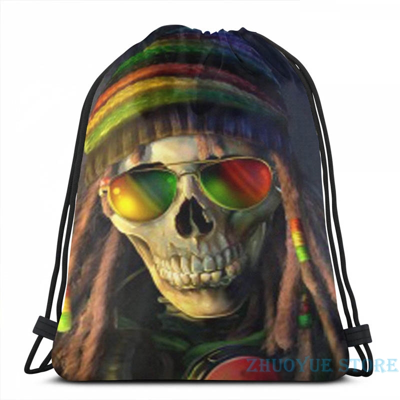 Grappige Grafische Print Rasta Skelet Usb Lading Rugzak Mannen Schooltassen Vrouwen Cosmetische Tas Reizen Laptoptas