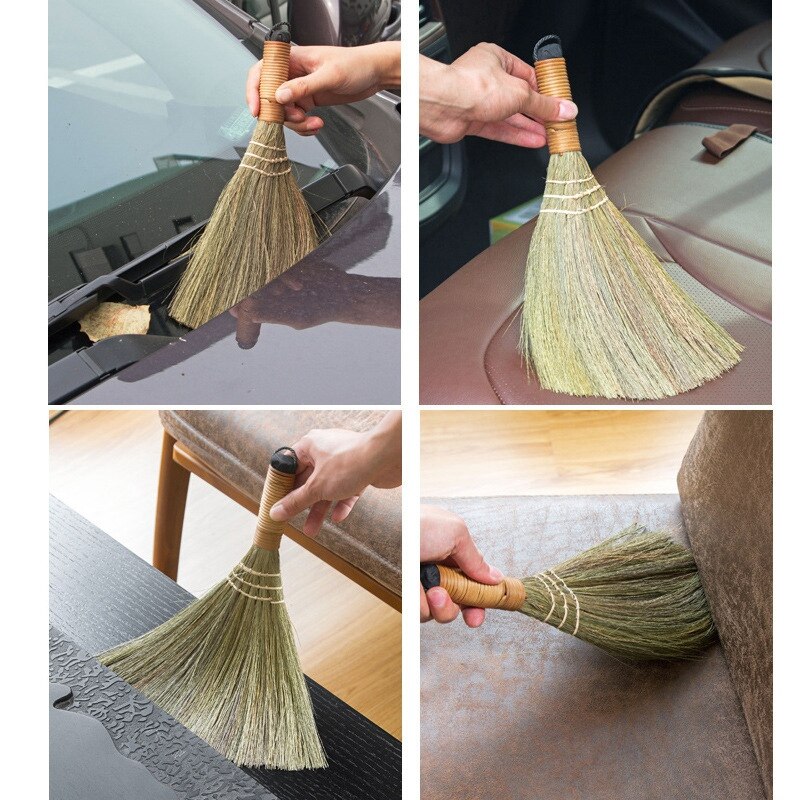 2PCS Wood Floor ing Broom Soft Hair Household Floor Cleaning Tools Manual Archaize Broom er