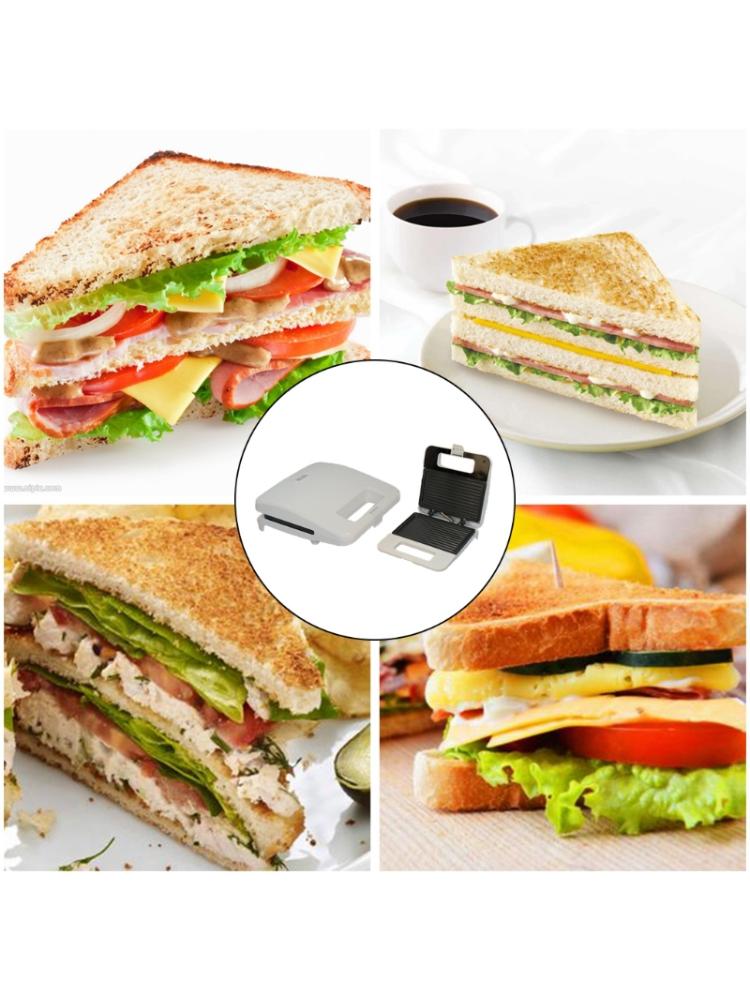 Pannini Maker 750W Mini Huishoudelijke Wafel Sandwich Maker Multifunctionele Broodrooster Ontbijt Bakken En Maken Machine, Eu