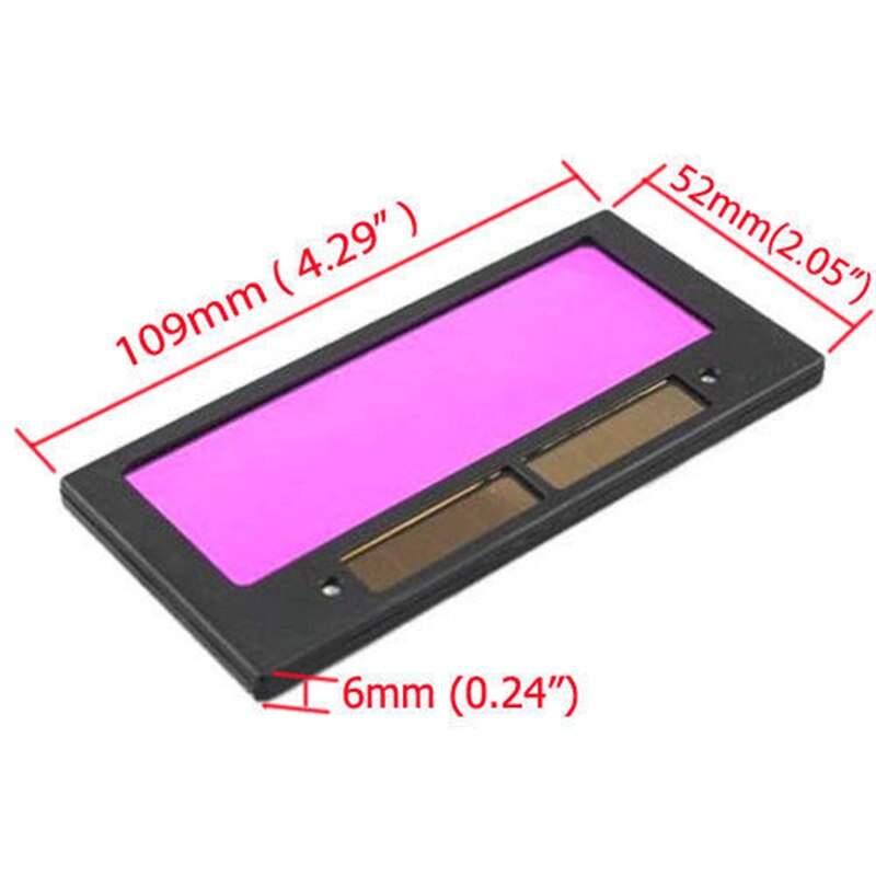 1Pc Auto Darkening Welding Lens 4-1/4" x 2" Solar Auto Darkening Welding Helmet Lens Filter Shade 3-11