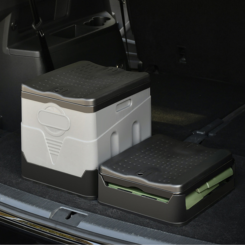 Cubo de inodoro para coche, bote de basura de gran capacidad de rodamiento fuerte para viaje de emergencia, autoconducción, inodoro portátil plegable al aire libre