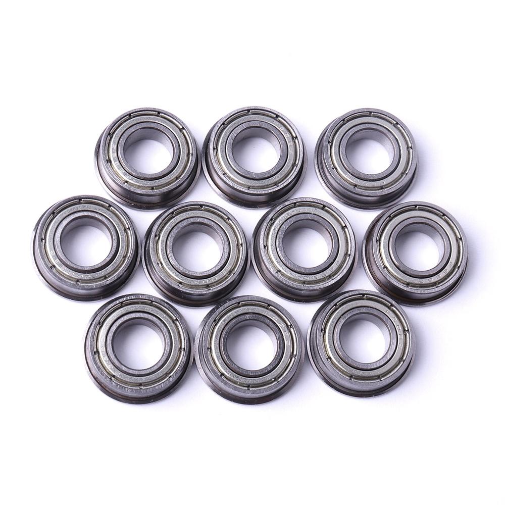 8PCS F682ZZ-F688ZZ F605ZZ Lager Stahl 2/3/4/5/6/8mm flansch Kugellager Metall Geschirmt Miniatur Kugellager Mit Flansch